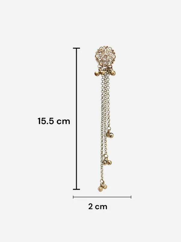 Gold-Plated_Kashmiri_Shadow_Stone_&_Ghungroo_Studded_Long_Drop_Earrings