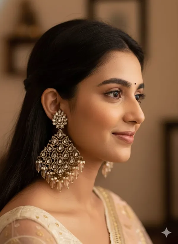 Gold-Plated_Traditional_Kundan_&_Shadow_Stone_Chandelier_Dangle_Earrings_For_Women