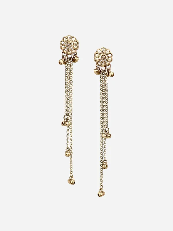 Gold-Plated_Kashmiri_Shadow_Stone_&_Ghungroo_Studded_Long_Drop_Earrings