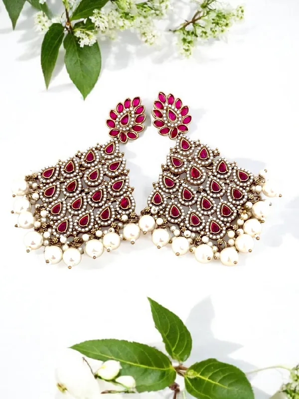 Traditional_Gold-Plated_Kundan_Chandelier_Earrings_with_Pearl_Drops