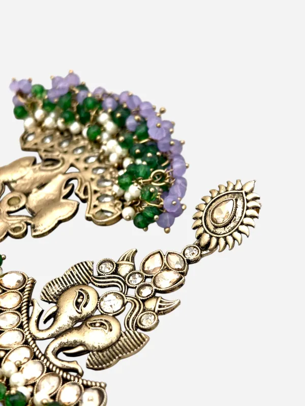 Gold_Matt_Lavender_Toned_With_Fancy_Long_Fitting_Shadow_Stone_Added_Gorgeous_Chandbali_Earings_For_Women_And_Girls