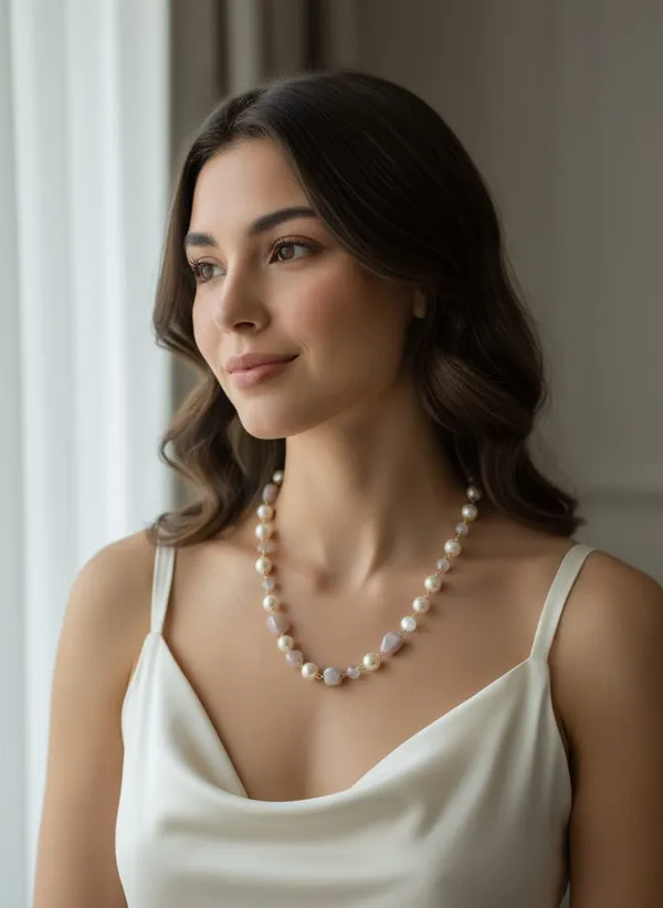 Lavender_Long_Pearl_And_Stone_Station_Necklace_For_Women_And_Girls.