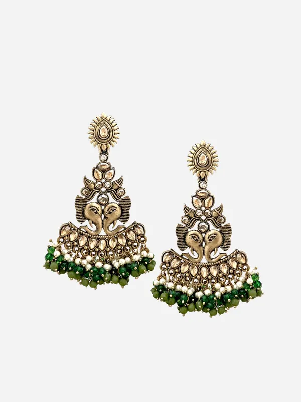 Gold_Matt_Olive_Toned_With_Fancy_Long_Fitting_Shadow_Stone_Added_Gorgeous_Chandbali_Earings_For_Women_And_Girls