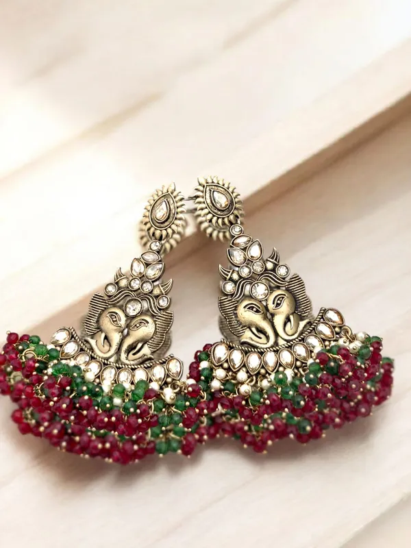 Gold_Matt_Maroon_Toned_With_Fancy_Long_Fitting_Shadow_Stone_Added_Gorgeous_Chandbali_Earings_For_Women_And_Girls
