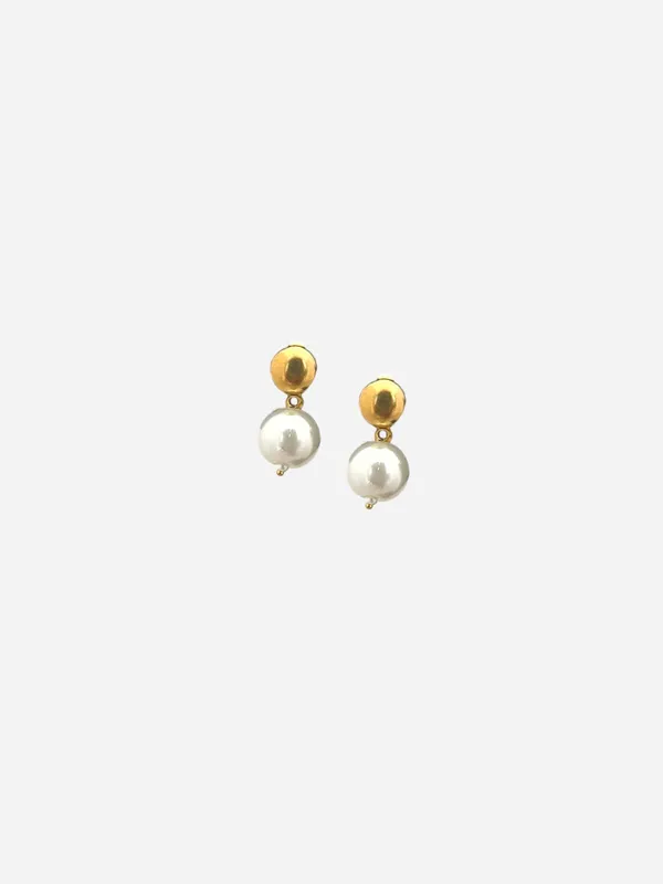 Gold-Toned_White_Long_Pearl_Glass_Stones_Chain_And_Earrings_For_Women_And_Girls