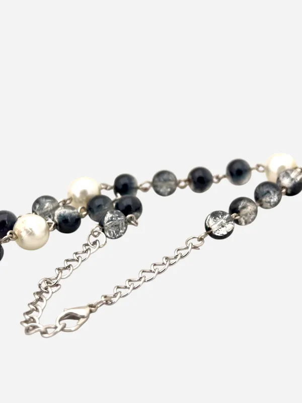 Elegant_Black_Pearl_And_Crystal_Beaded_Necklace_For_Women_And_Girls