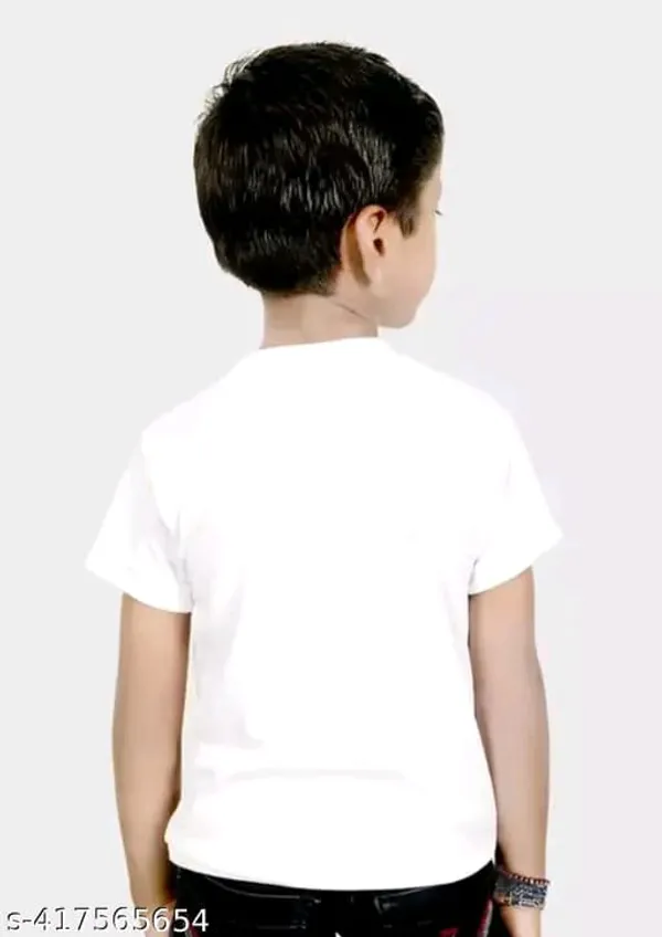 White_Polyester_Ganesh_Kids_T-Shirt_