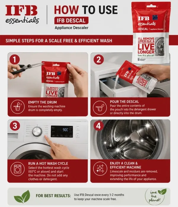 IFB_Essentials_Descal_Appliance_Descaler_for_Washing_Machine,_Limescale_&_Residue_Remover,_Machine_Care_Powder,_Pack_of_5