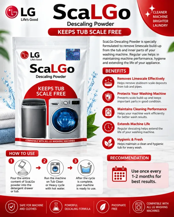 LG_ScaLGo_Descaling_Powder_for_Washing_Machine_|_Removes_Limescale_&_Residue_|_Protects_Drum_&_Improves_Washer_Performance_|_Pack_of_8_(800g_)