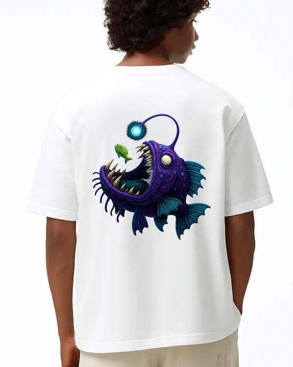 Deep_Sea_Glow_Anglerfish_Oversized_T-Shirt_Unisex_Graphic_Tee_|_Streetwear_Fashion