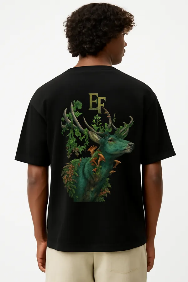 Deer_&_Nature_Oversized_T-Shirt_Unisex_Graphic_Tee_|_Streetwear_Fashion