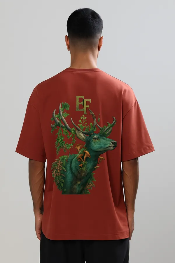 Deer_&_Nature_Oversized_T-Shirt_Unisex_Graphic_Tee_|_Streetwear_Fashion