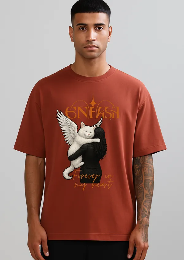 Forever_in_my_heart_Oversized_T-Shirt_Unisex_Graphic_Tee_|_Streetwear_Fashion