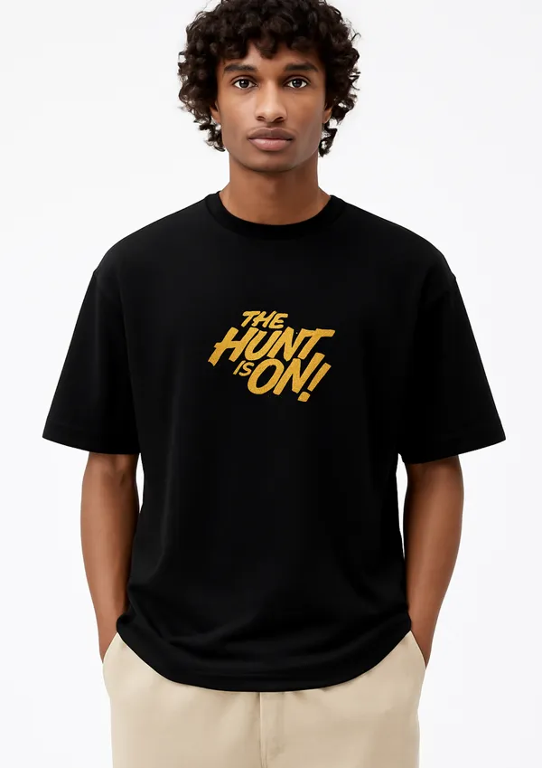 Hunt_is_on_Oversized_T-Shirt_Unisex_Graphic_Tee_|_Streetwear_Fashion