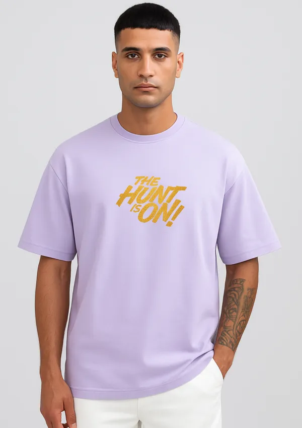 Hunt_is_on_Oversized_T-Shirt_Unisex_Graphic_Tee_|_Streetwear_Fashion