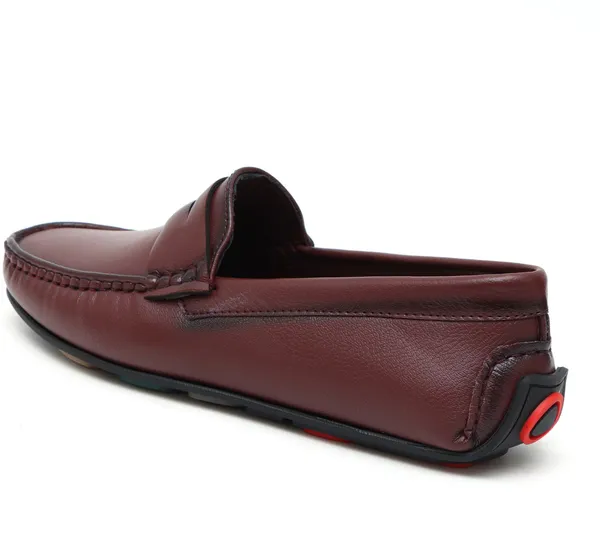 Burgundy_Synthetic_Premium_&_Elegant_Slip_On_Loafers_For_Men