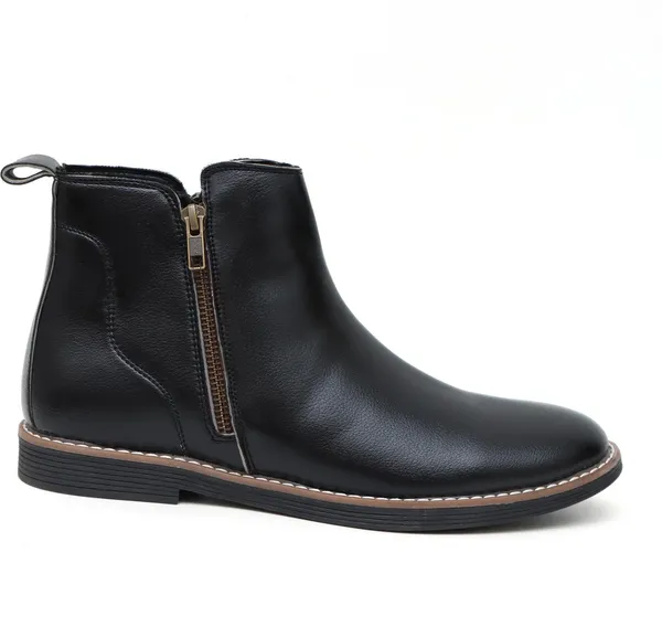 Black_Synthetic_Premium_&_Elegant_Slip_On_Boots_For_Men