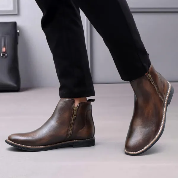 Brown_Synthetic_Premium_&_Elegant_Slip_On_Boots_For_Men