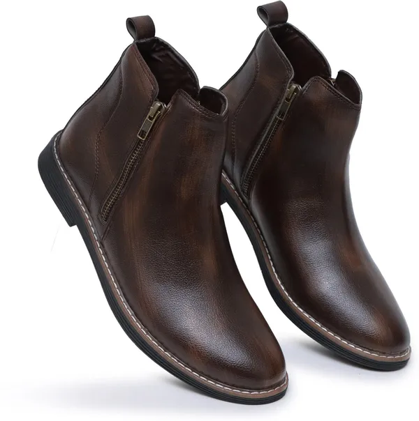 Brown_Synthetic_Premium_&_Elegant_Slip_On_Boots_For_Men
