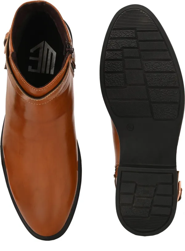 Tan_Synthetic_Premium_&_Elegant_Slip_On_Boots_For_Men