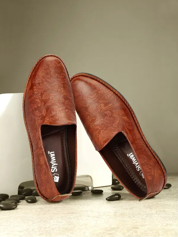 Tan_Synthetic_Premium_&_Elegant_Slip_On_Loafers_For_Men