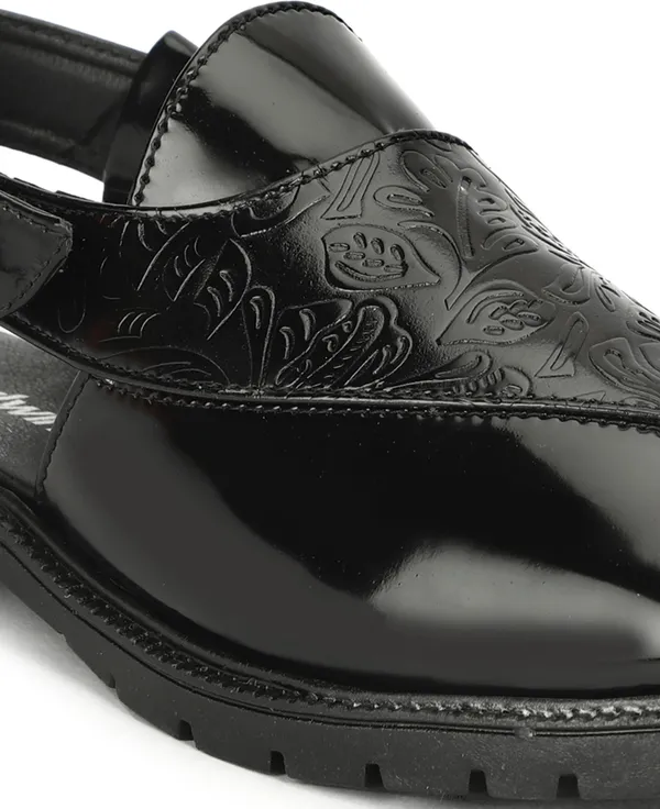 Black_Synthetic_Leather_Premium_&_Elegant_Platform_Heel_Sandal_For_Men