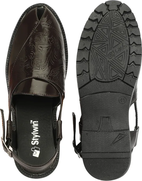 Brown_Synthetic_Leather_Premium_&_Elegant_Platform_Heel_Sandal_For_Men