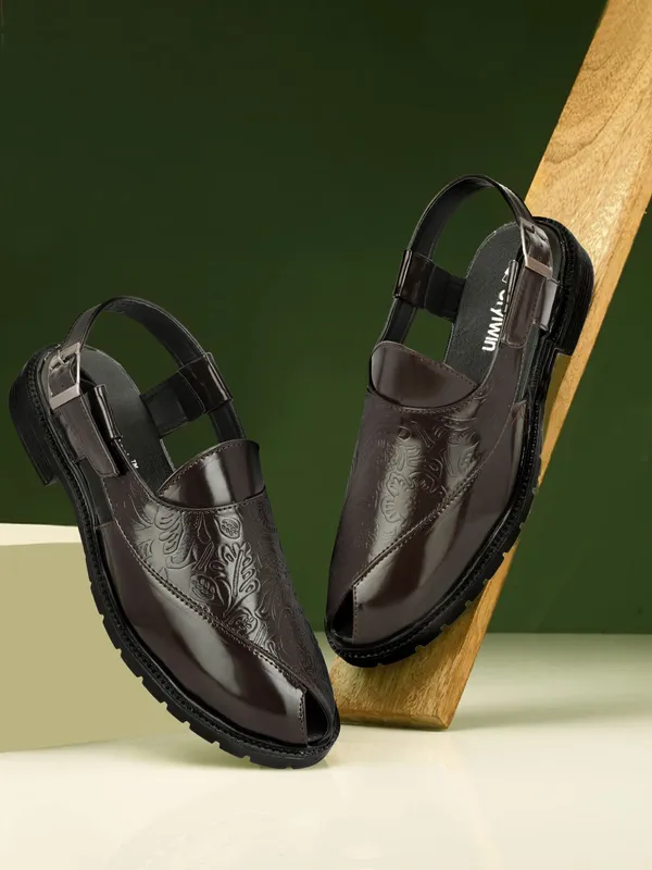 Brown_Synthetic_Leather_Premium_&_Elegant_Platform_Heel_Sandal_For_Men
