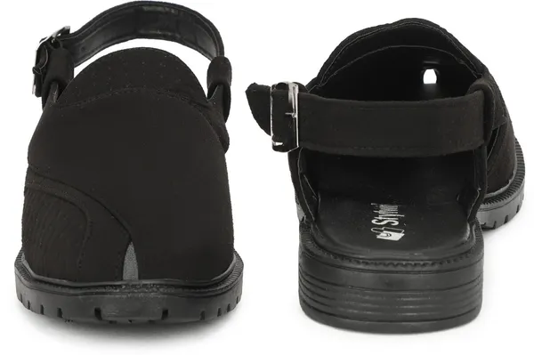 Black_Synthetic_Leather_Premium_&_Elegant_Platform_Heel_Sandal_For_Men
