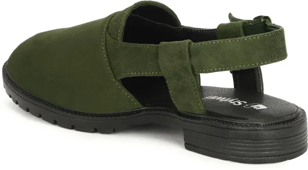 Green_Synthetic_Leather_Premium_&_Elegant_Platform_Heel_Sandal_For_Men