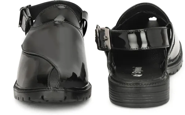 Black_Synthetic_Leather_Premium_&_Elegant_Platform_Heel_Sandal_For_Men