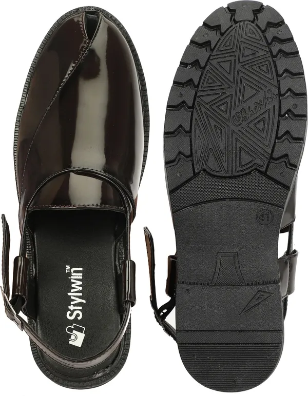 Brown_Synthetic_Leather_Premium_&_Elegant_Platform_Heel_Sandal_For_Men