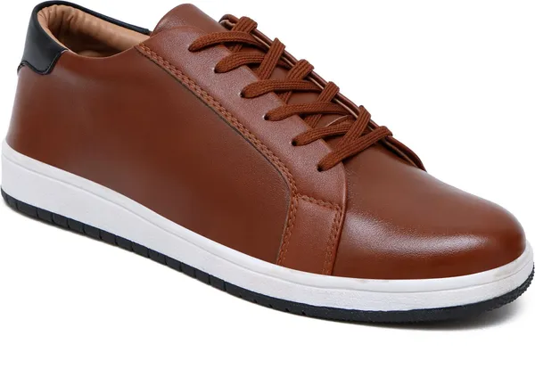 Tan_Synthetic_Premium_&_Elegant_Lace_Up_Sneakers_For_Men