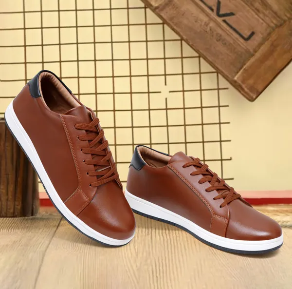 Tan_Synthetic_Premium_&_Elegant_Lace_Up_Sneakers_For_Men