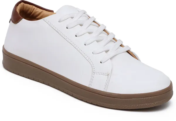 White_Synthetic_Premium_&_Elegant_Lace_Up_Sneakers_For_Men