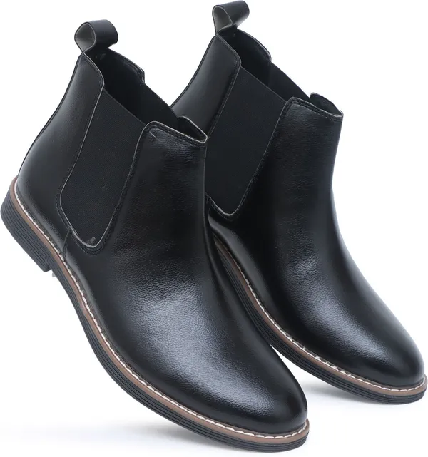 Black_Synthetic_Premium_&_Elegant_Slip_On_Boots_For_Men