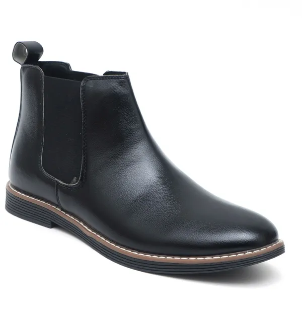 Black_Synthetic_Premium_&_Elegant_Slip_On_Boots_For_Men