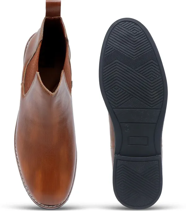 Tan_Synthetic_Premium_&_Elegant_Slip_On_Boots_For_Men