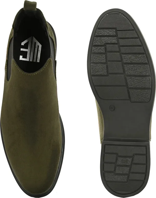 Olive_Synthetic_Premium_&_Elegant_Slip_On_Boots_For_Men