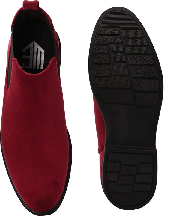 Red_Synthetic_Premium_&_Elegant_Slip_On_Boots_For_Men