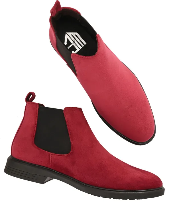 Red_Synthetic_Premium_&_Elegant_Slip_On_Boots_For_Men