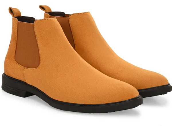 Tan_Synthetic_Premium_&_Elegant_Slip_On_Boots_For_Men