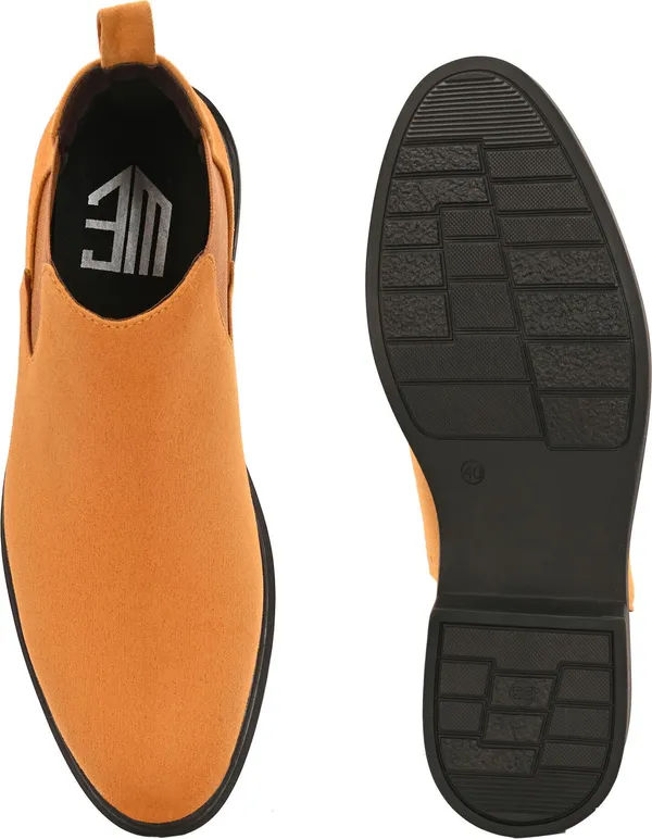 Tan_Synthetic_Premium_&_Elegant_Slip_On_Boots_For_Men