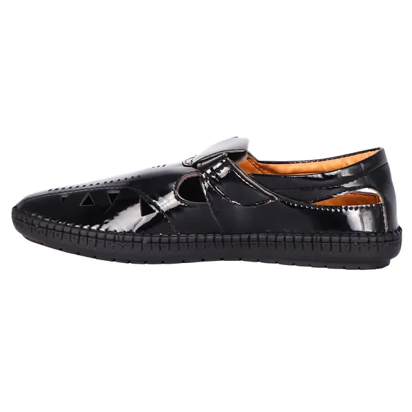 Black_Synthetic_Pu_Leather_Shoes_For_Gym_&_Flexibility_Workouts