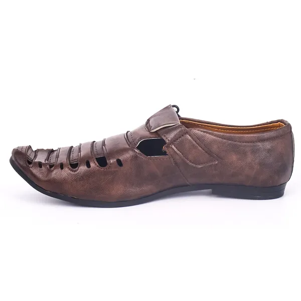 Dark_Brown_Stretch_Knit_Upper_Eva_Sole_Shoes_For_Everyday_Comfort