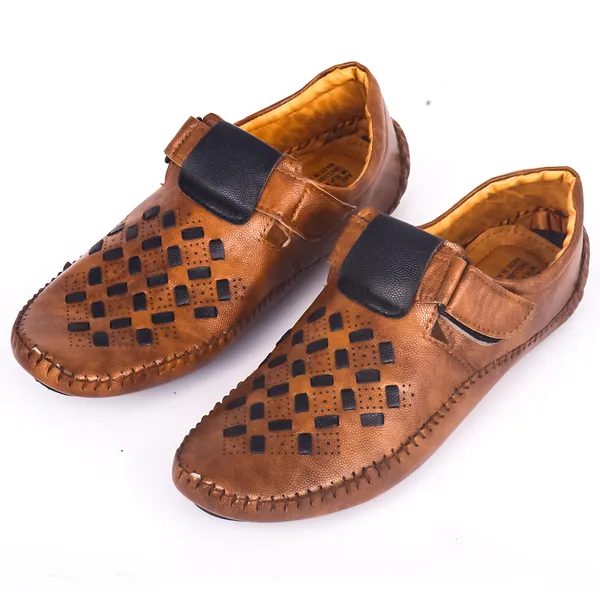 Light_Brown_Leather_Pu_Shoes_For_Premium_Casual_Wear