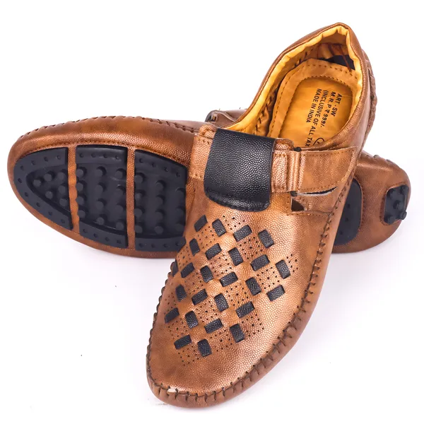 Light_Brown_Leather_Pu_Shoes_For_Premium_Casual_Wear
