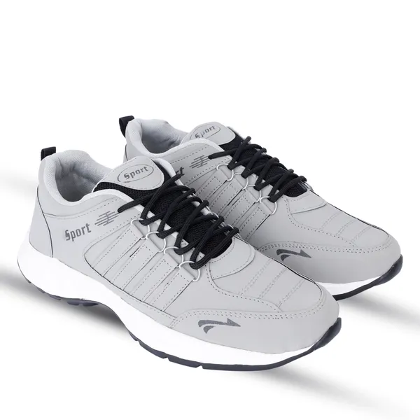 Grey_Synthetic_Upper_Eva_Rubber_Sole_Shoes_For_Speed_Training
