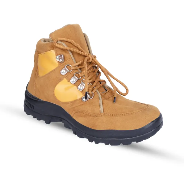Brown_Synthetic_Suede_Upper_Rubber_Sole_Shoes_For_Running_&_Jogging