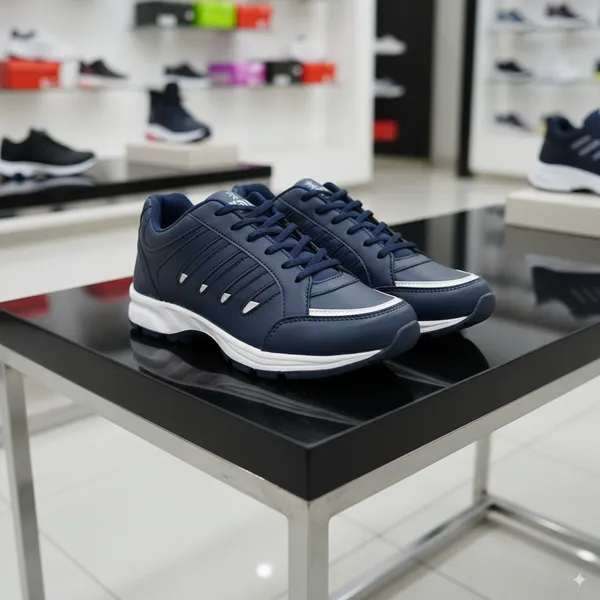 Dark_Blue_Synthetic_Leather_Upper_Pvc_Rubber_Sole_Shoes_For_Strength_Training
